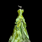 Green strapless fitted waist slim-fitting ball gown with a full skirt exudes classic elegance R8100