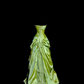 Green strapless fitted waist slim-fitting ball gown with a full skirt exudes classic elegance R8100