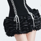 Black halter neck slim waist cake skirt sexy short skirt homecoming dress R4591