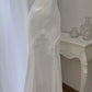 White mermaid long evening dress luxury party dress     S6140