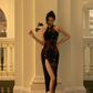 Retro Chinese style dress new sexy long skirt   S5475