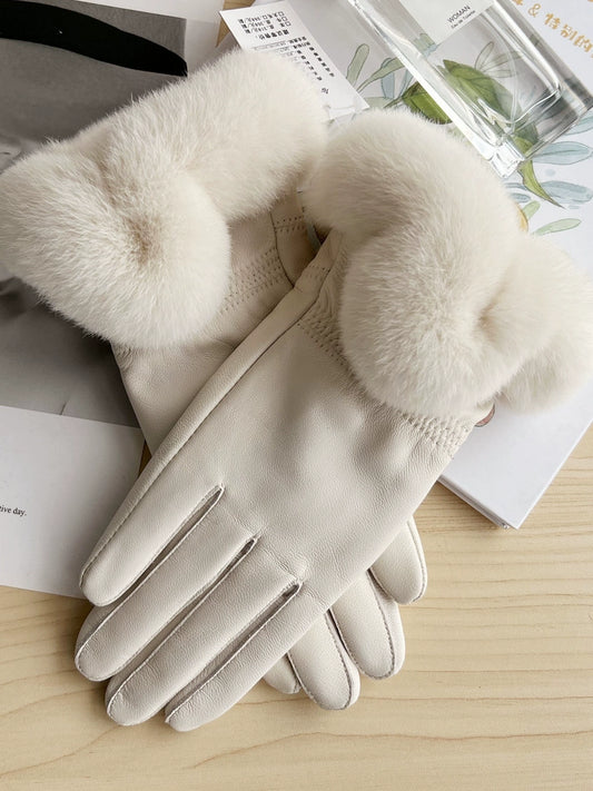 leather gloves for women winter leather gloves windproof       S6208