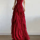 Beautiful and popular French fairy ruffle dress birthday dress     S5758