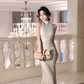 Bodycon Long Dress Sexy Sleeveless Evening Party Prom Dress Mermaid        S5415