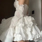 Birthday party dress luxury princess strapless dress      S5821