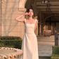 Women's Casual Maxi Dress A-Line Dress Square Neckline for Evening Parties      S5428
