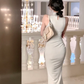 Bodycon Long Dress Sexy Sleeveless Evening Party Prom Dress Mermaid        S5415