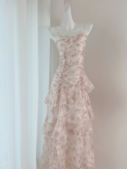 Floral Dress Chiffon Fairy party dress       S6005