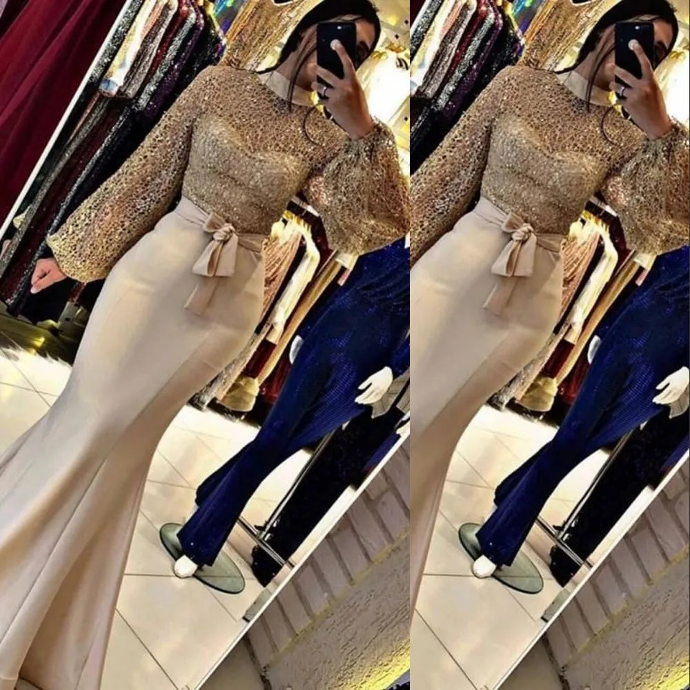 Muslim Woman Party Night Celebrity Dresses Evening Dress   S1197