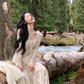 Elegant Midi Dress Women Square Collar Long Sleeve Lace Mermaid Dresses Fashion Robe       S5405