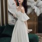 New long off shoulder women bridal wedding dress prom evening party gown     S5435