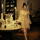 Birthday dress party dress luxury celebrity heavy beaded dress      S5830