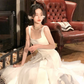 Midi Dress for Women Evening Party A Line Dresses       S5417