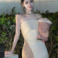 Birthday dress strapless white party dress       S5814