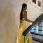 Yellow Mermaid Party Prom Dresses Long Evening Dress       S6589