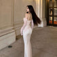 party dress off shoulder mermaid dress      S5777