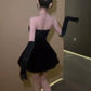 Birthday dress party dress luxury puffy velvet dress      S5815