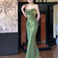 Green suspender dress luxury birthday dress       S6142