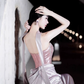evening dress pink engagement dress      S5471