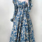 Retro floral long-sleeved dress for women new style party dress      S5875