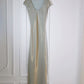 Long simple party dress V-neck mermaid dress   S6051