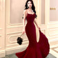 mermaid long evening dress sexy prom party dress     S5943