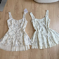 Dress Princess Panties Floral Dress U Back Pastoral Style New Arrival R0282