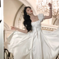 Women's Burgundy Evening Party Dress, Summer Elegant Romantic Prom A-line Graduation Dresses          S5444