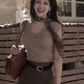 Large size French style slim fit straight shoulder top high waist skirt simple suit R1825