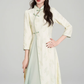 New Chinese style national style element dress new improved cheongsam long skirt R2374
