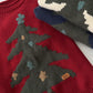 Christmas tree jacquard round neck knitted sweater    S4693