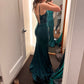 Mermaid Green Long Prom Dress, Mermaid Green Formal Dress, Green Evening Dress      S5163
