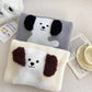 Fashionable and simple puppy jacquard cartoon round neck sweater    S4770