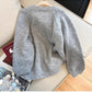 Purple Sweater Women's New Soft Round Neck Sweater       S4798