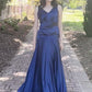 Charming Navy Blue Long Prom Dress Evening Dress      S5268