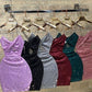 Short sequin party dress for women   S5065