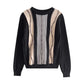 round neck knitted sweater     S4717