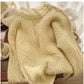 Round Neck Sweater Women's Top Trendy      S4826