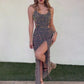 Stunning Mermaid Sequins Long Prom Dresses With Slit       S5175