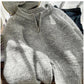 double zipper sweater jacket for women knitted cardigan      S4793