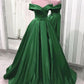Sweetheart A-line Satin Floor Length Prom Dress, Evening Dress        S5165