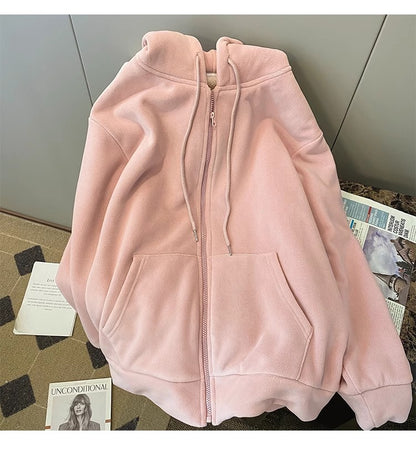 zipper cardigan jacket trendy    S4927
