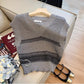 Striped knitted vest for women new styl top vest trendy    S5034