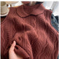 College style knitted vest for women new retro sweater vest trend     S5015