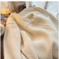 French lace V-neck sweater for women knitted shirt      S4860