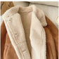 French wool coat for women winter retro warm top trend     S4932