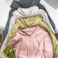 Sweet solid color double zipper knitted cardigan jacket    S4725