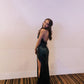 Sparkly Mermaid Green Sequin Prom Dress,Graduation Dress     S5168