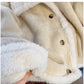 French coat for women winter new motorcycle jacket    S4928
