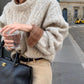 round neck thick outer sweater for women     S5057